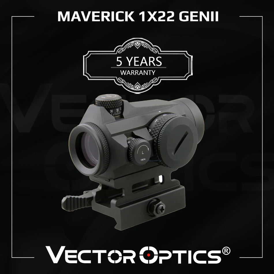 Vector Optics Maverick Gen II 1x22 Red Dot Sight