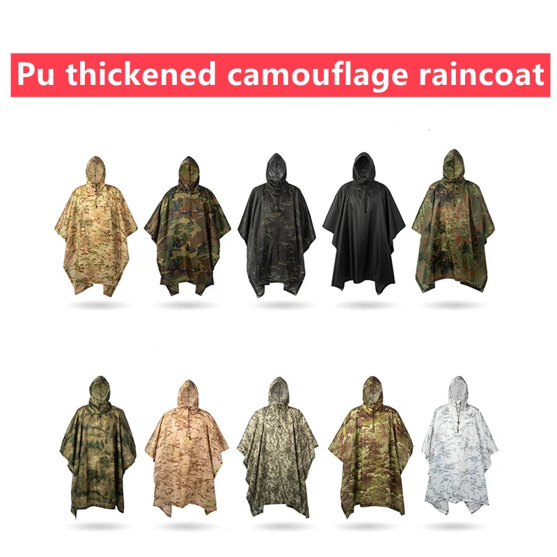 Breathable Camouflage Poncho